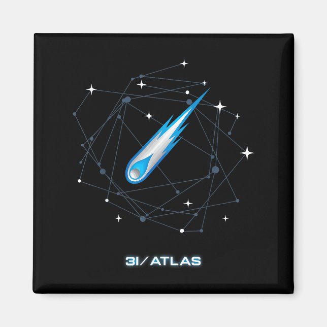 Íman 3i Atlas Cometa Interestelar 2025 Astronomia Espac (Frente)