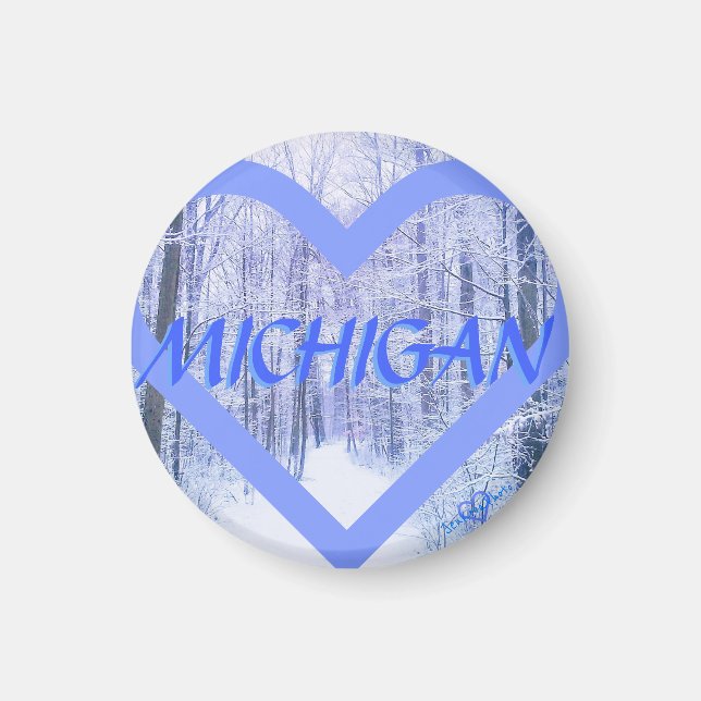 ÍMAN 3MICHIGAN PERIHEART MAGNET (Frente)