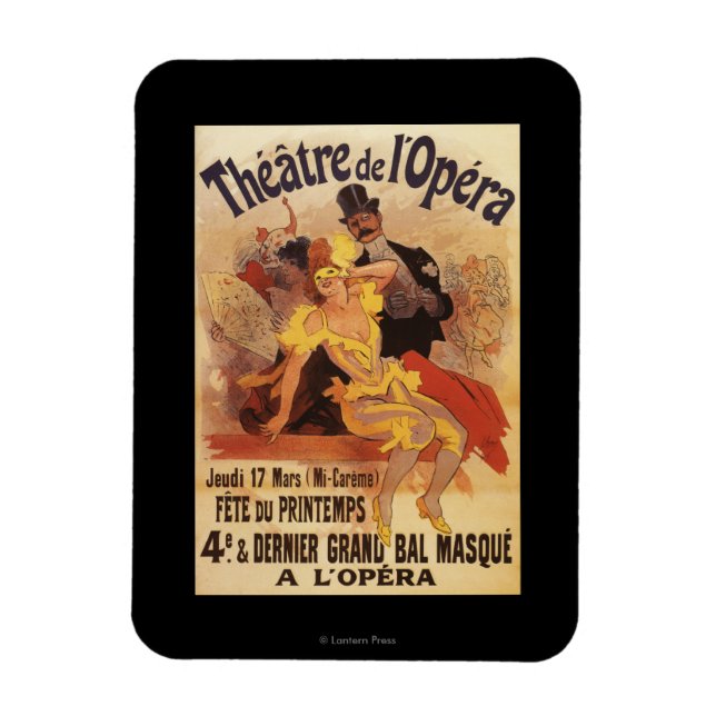 Íman 4ª Bola mascarada no Teatro de l'Opera (Vertical)