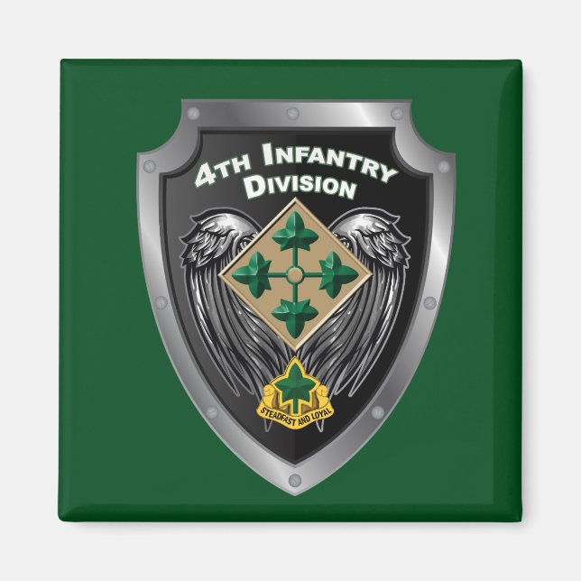 Íman 4ª Divisão de Infantaria "Steadfast and Loyal" Pre (Frente)