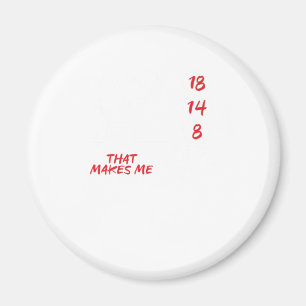 Íman 40º presente de aniversário para homens e mulheres