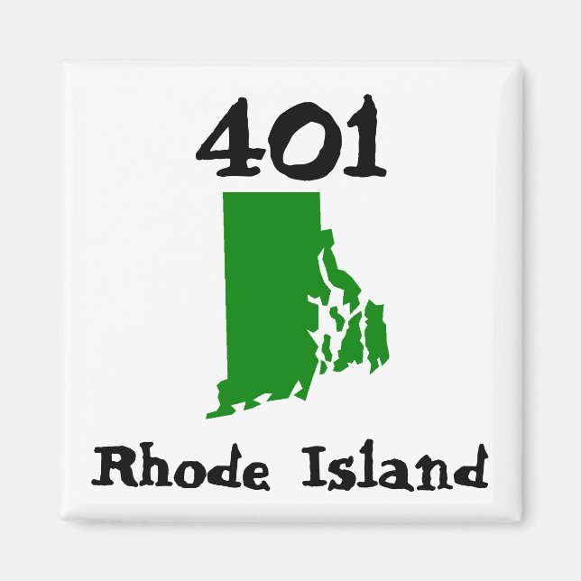 Íman 401, Código de Área de Rhode Island (Frente)