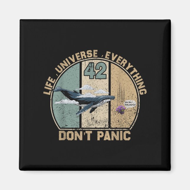 Íman 42 Resposta à Vida o Universo e Tudo Não (Frente)