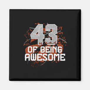 Íman 43 Anos Sendo Incrível Sketll 43º Aniversário Gif
