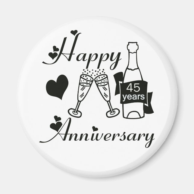 Íman 45º. Aniversário (Frente)