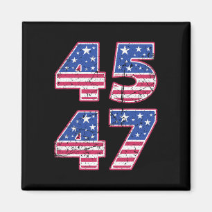 Íman 45 47 Presidente Patriótico Trump Duas Vezes Numa 