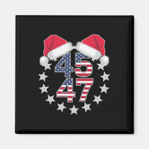 Íman 45 47 Presidente Usa Santa Hat Cristo