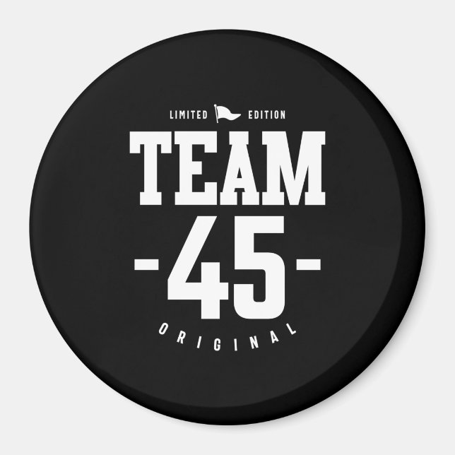 Íman 45 anos - 45º presente engraçado de aniversário (Frente)