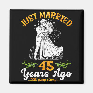 Íman 45 anos atrás casados indo forte aniversário