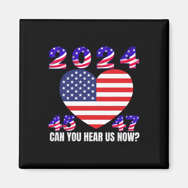 Íman 45 E 47 Presidente Donald Trump American Flag 202 (Frente)