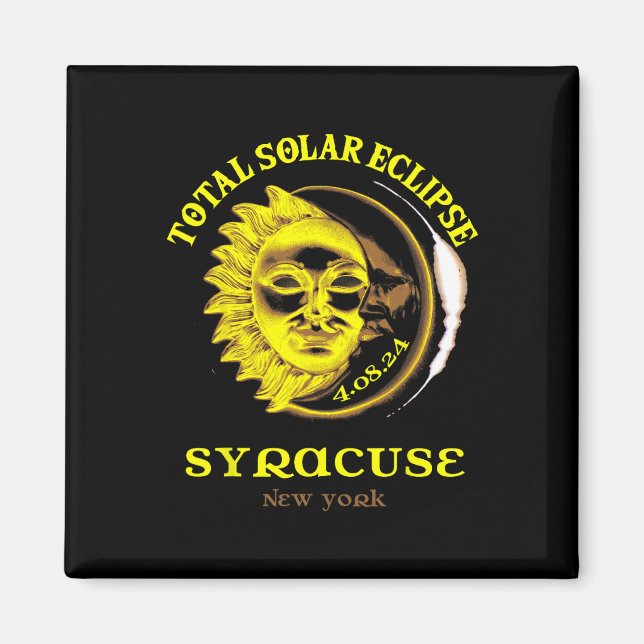 Íman 4.08.24 Eclipse Solar Total 2024 Syracuse York (Frente)