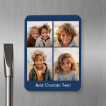 Íman 4 Colagem de fotos - você pode mudar a cor de fund<br><div class="desc">Use suas fotos do Instagram quadradas para obter os melhores resultados! PARA ALTERAR O PLANO DE FUNDO - clique na área de personalização ou design avançada e escolha uma cor no selecionador de cores. Adicione suas fotos e instantâneos favoritos a esta fita de filme para obter um detentor de memória...</div>