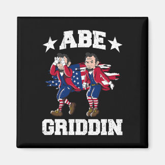 Íman 4 De Julho Abraham Lincoln Griddy Abe Griddin 