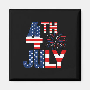 Íman 4 de julho Bandeira do Partido Patriótico American