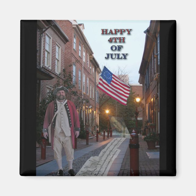 Íman 4 de julho, Beco de Elfreth (Frente)