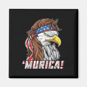 Íman 4 De Julho De Byld Eagle Mullet Murica Usa Usa Mer