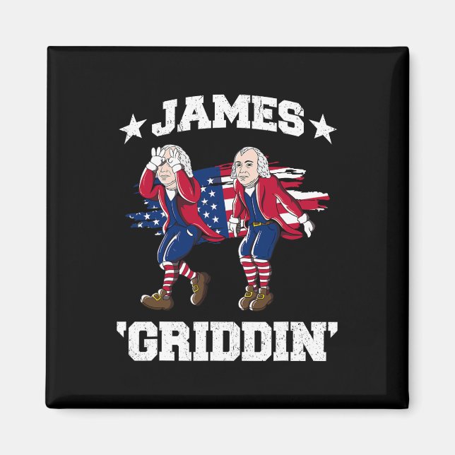 Íman 4 De Julho De James Madison Griddy James Griddin (Frente)