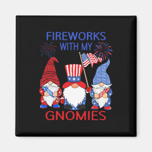 Íman 4 De Julho De Leopardo Gnomos Bomba Americana Usa