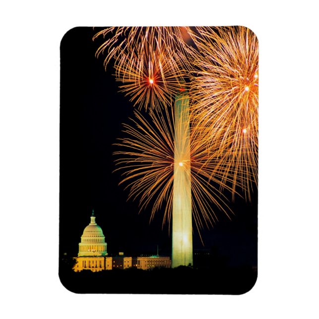 Íman 4 de julho, Firework Display, Skyline (Vertical)