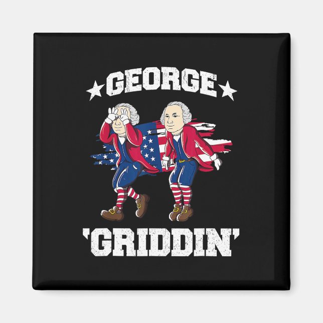 Íman 4 de Julho George Washington Griddy George Griddi (Frente)