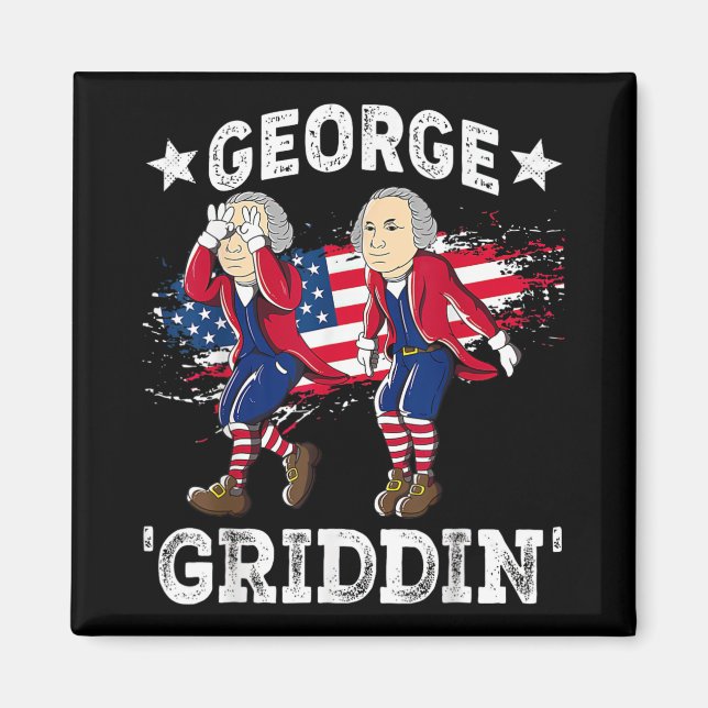 Íman 4 de Julho George Washington Griddy George Griddi (Frente)