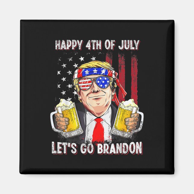 Íman 4 De Julho Go Beer Brandon Trump Beer Ameri (Frente)