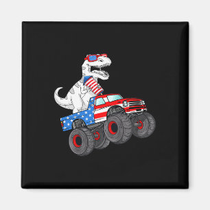 Íman 4 De Julho T Rex Dino Trex Dinosaur Monster Truck