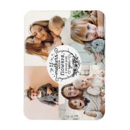 Íman 4 dia de as mães de colagem da família de fotos