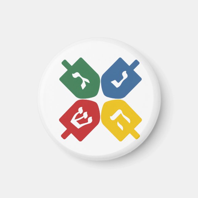 Íman 4 dreidels (Frente)
