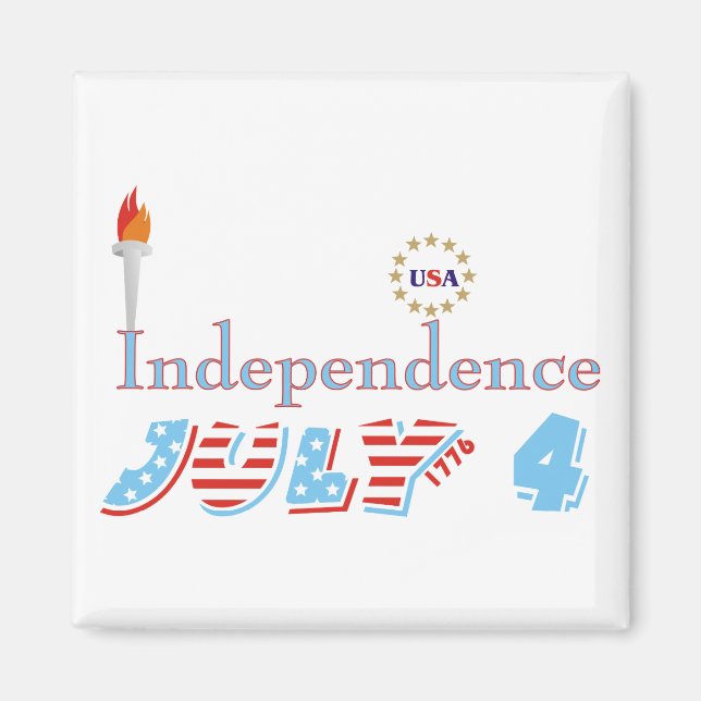 Íman 4.o, 4.o, de julho (Frente)
