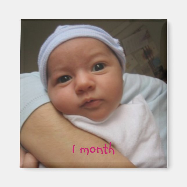 Íman 4 semanas, 1 mês (Frente)