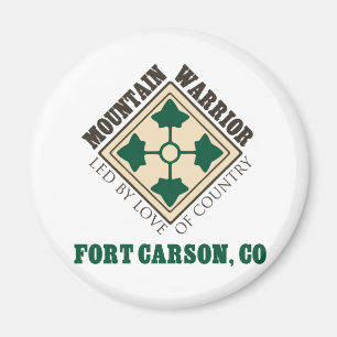 Íman 4o Guerreiro Fort Carson da montanha da