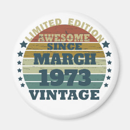 Íman 50ª festa de aniversário personalizada