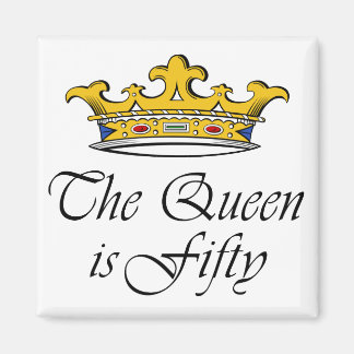 Íman 50º aniversário A Rainha tem 50 anos!