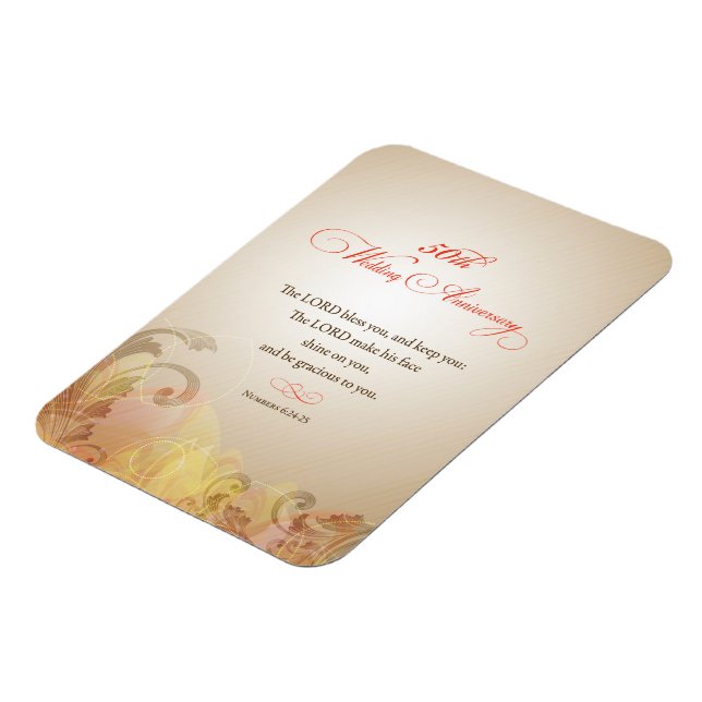 Íman 50º aniversário de casamento, Lord Bless e Keep (Left Side)