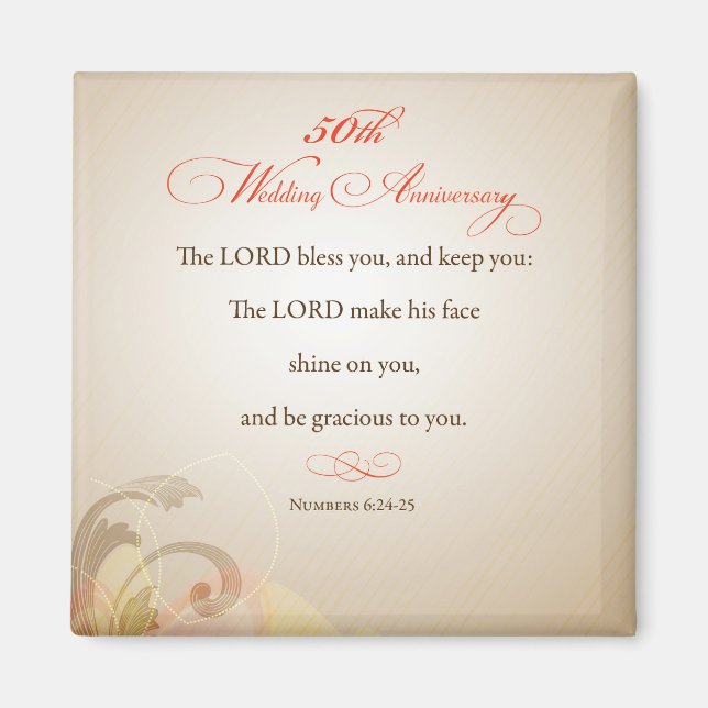 Íman 50º Aniversário de Casamento, Senhor Religioso Abe (Frente)