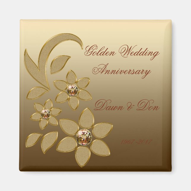 Íman 50º aniversário do Ouro (Frente)