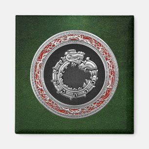 Íman [500] Deus Serpente Quetzalcoatl [Prata]