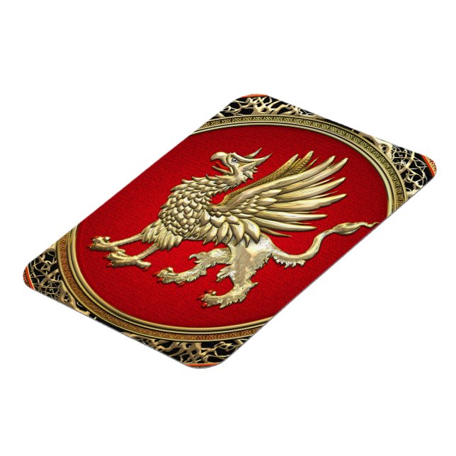 Íman [500] Dourado Griffin sagrado (Left Side)