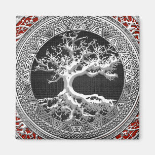 Íman [500] Treasure Trove: Celtic Tree of Life [Prata]