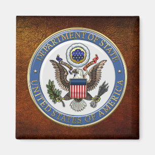 Íman [500] U.S. Department of State (DoS) Emblem [3D]