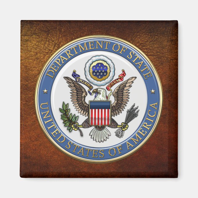 Íman [500] U.S. Department of State (DoS) Emblem [3D] (Frente)