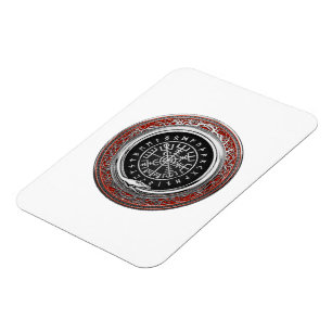 Íman [500] Vegvisir - Bússola mágica de virar prata