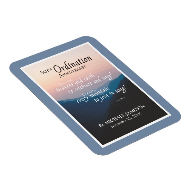 Íman 50.º Aniversário dos Parabéns de Ordenação (Lado Direito)
