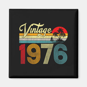 Íman 50 Anos de Idade Vintage 1976 50º Aniversário Home