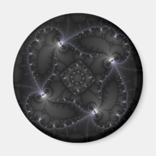 Íman 50 Formas De Cinzas - Arte Fractal