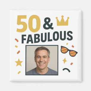 Íman 50 Fotografias Personalizadas e Fabulosas Aniversá
