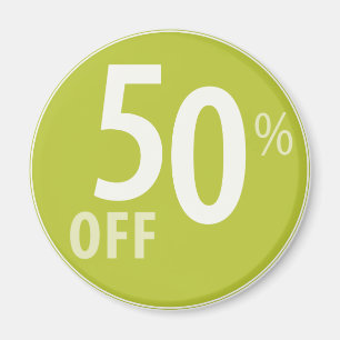 Íman 50% poderoso FORA do sinal da VENDA - ímãs