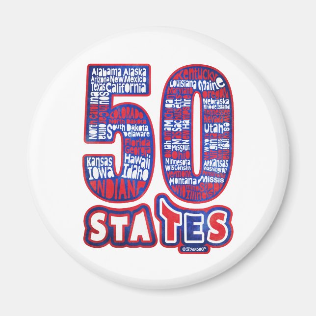ÍMAN 50 STATES USA (Frente)