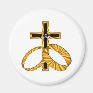 Íman 50th aniversário de casamento w